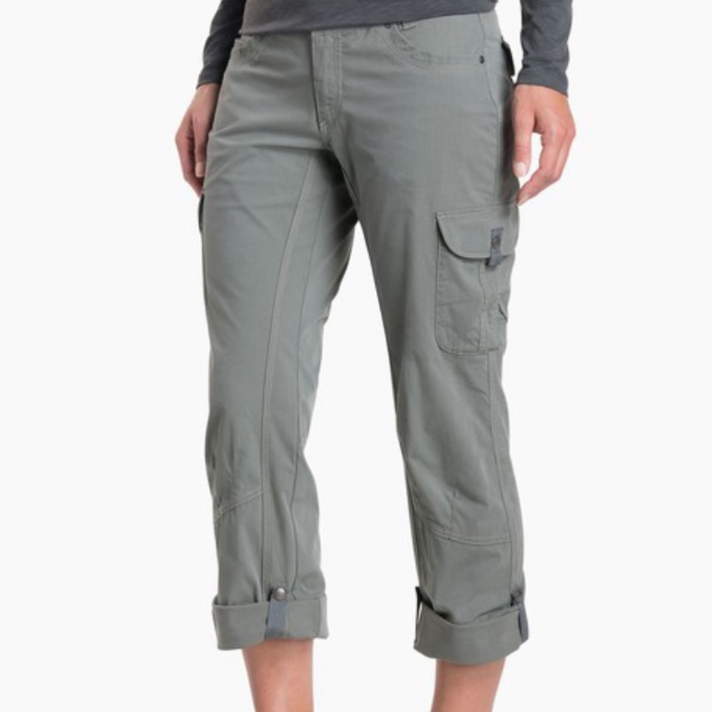 Kuhl Women's Olive Green Cargo Crop Pants
